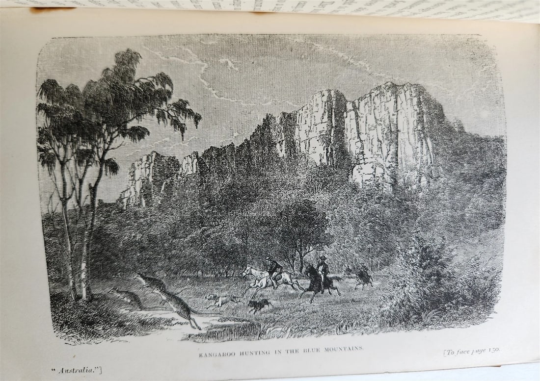 1884 AUSTRALIA THE COUNTRY & ITS INHABITANTS antique ILLUSTRATED - 8