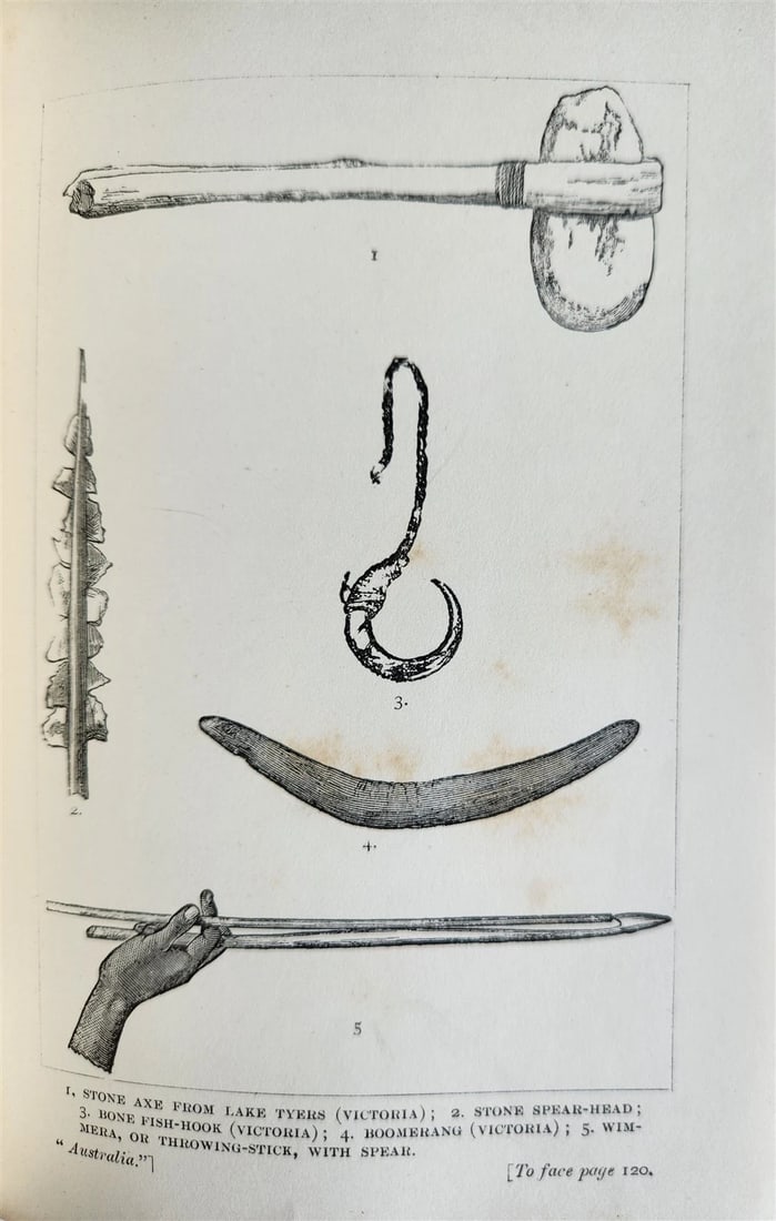 1884 AUSTRALIA THE COUNTRY & ITS INHABITANTS antique ILLUSTRATED - 9