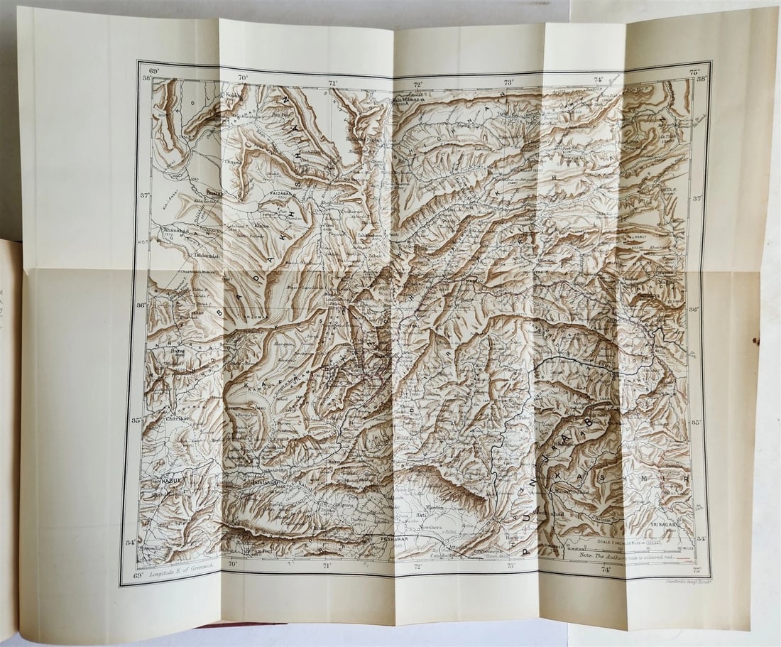 1896 KARIFS of HINDU-KUSH by GEORGE ROBERTSON antique ILLUSTRATED AFGHANISTAN - 11