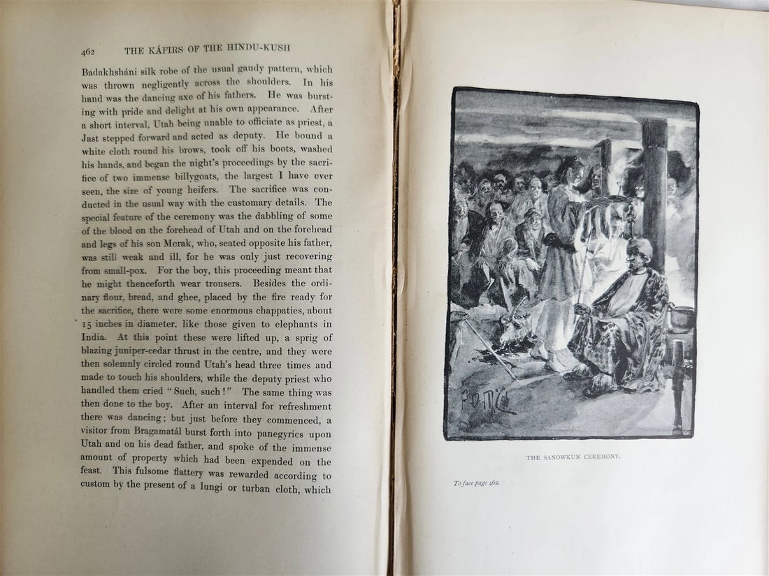 1896 KARIFS of HINDU-KUSH by GEORGE ROBERTSON antique ILLUSTRATED AFGHANISTAN - 13
