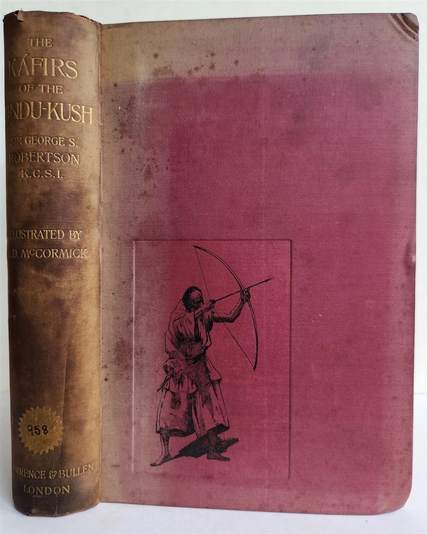 1896 KARIFS of HINDU-KUSH by GEORGE ROBERTSON antique ILLUSTRATED AFGHANISTAN - 2