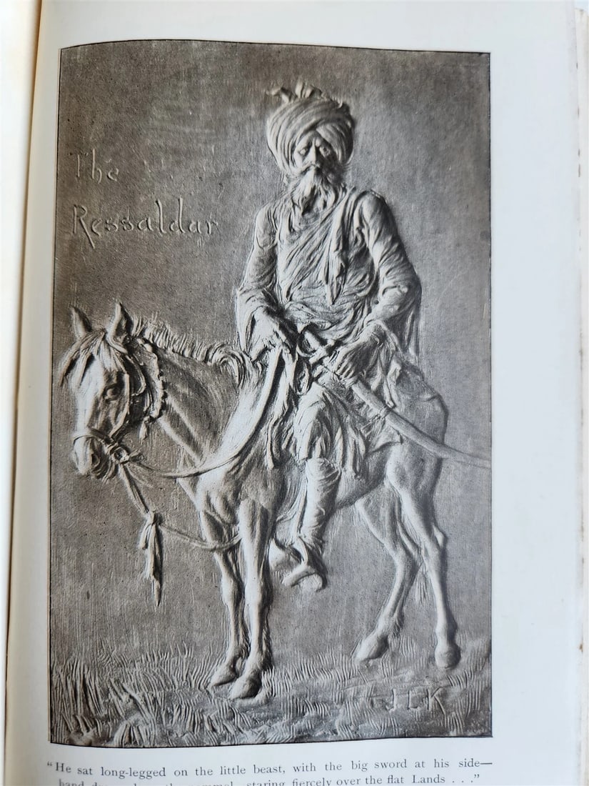 1901 KIM by Rudyard Kipling ANTIQUE First US edition - 12