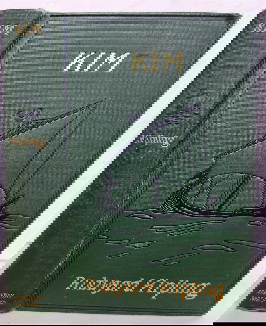 1901 KIM by Rudyard Kipling ANTIQUE First US edition (1 of 12)