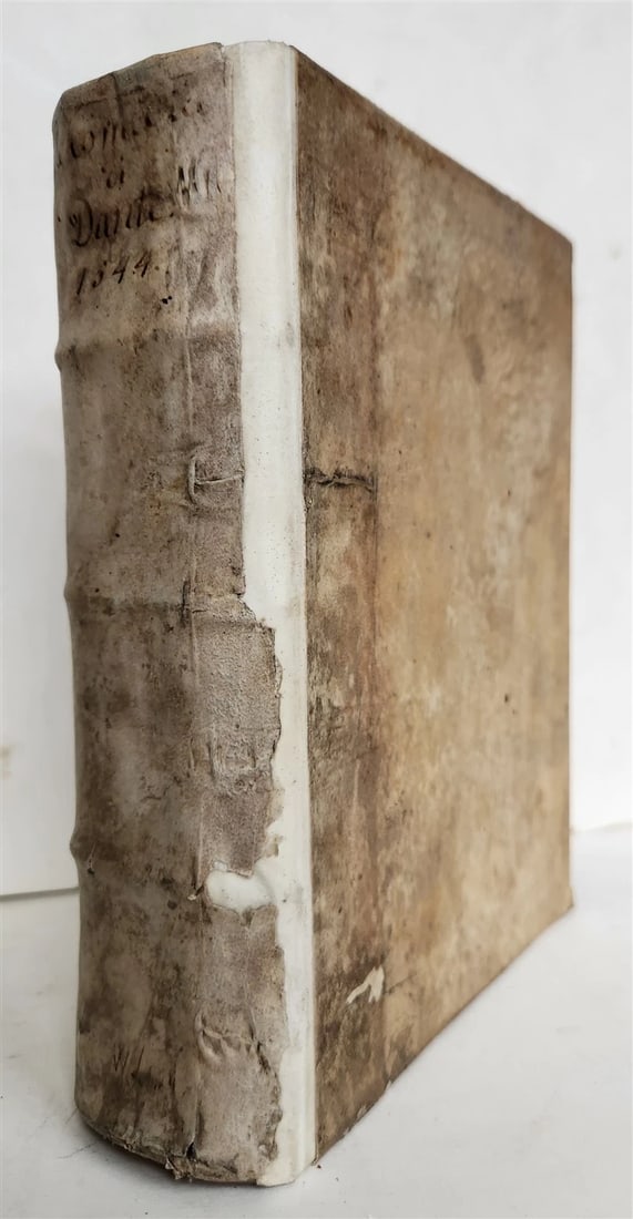 1544 DIVINE COMEDY by DANTE ALIGHIERI antique ILLUSTRATED 16th century SCARCE - 8