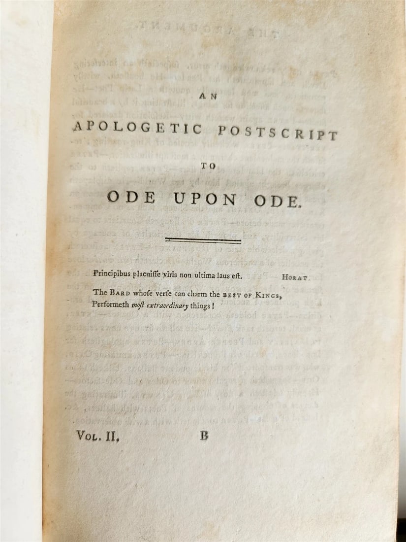 1794 WORKS of PETER PINDAR 4 VOLUMES antique POETRY in ENGLISH - 9