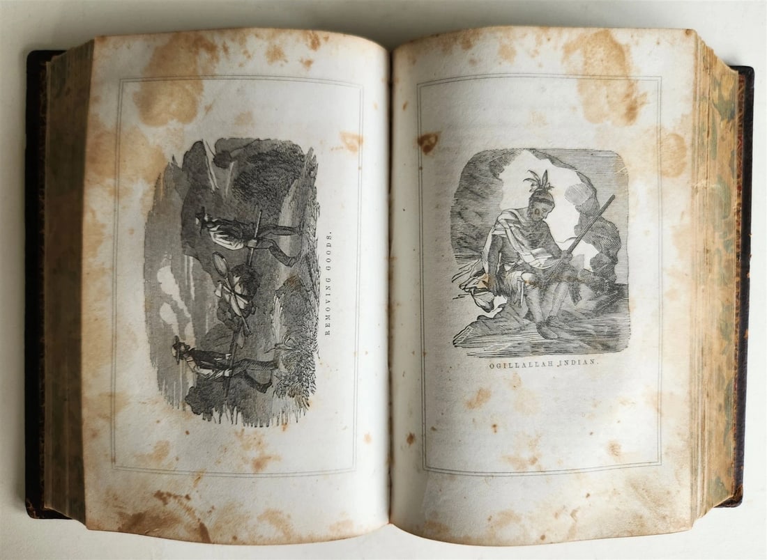 1856 PRAIRIES & ROCKY MONTAIN LIFE CALIFORNIA & OREGON TRAIL antique ILLUSTRATED - 10