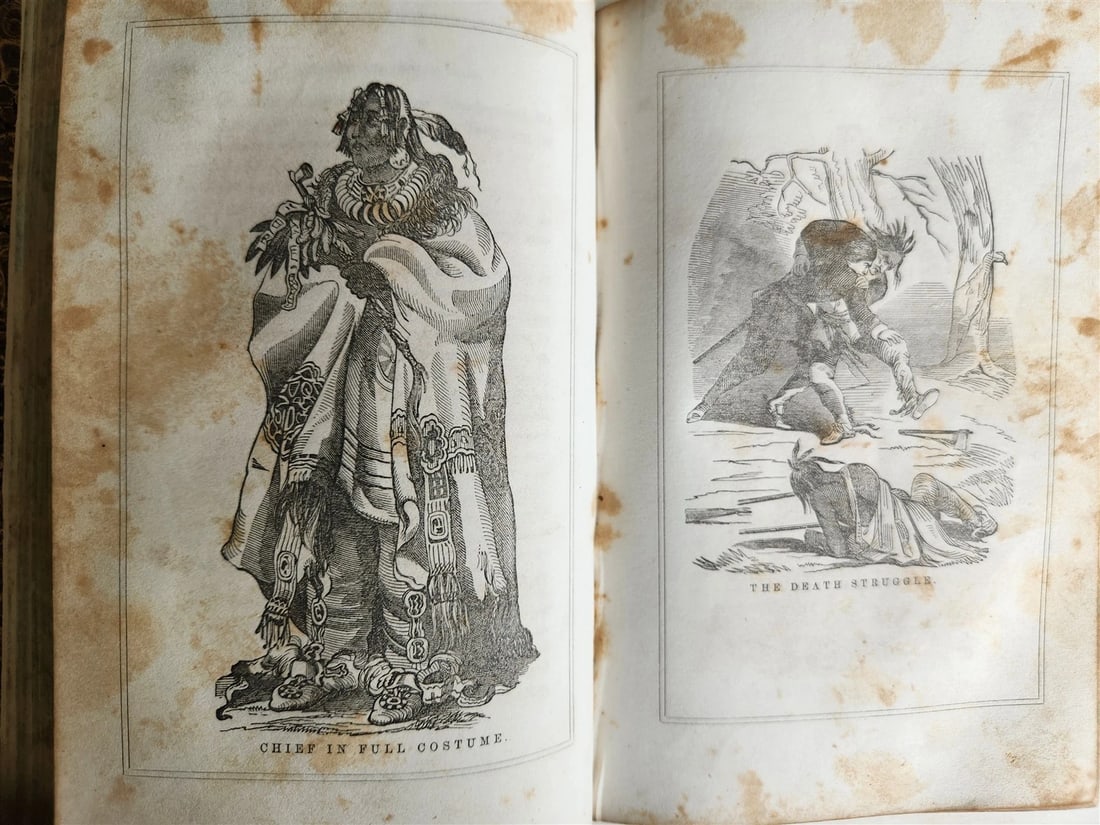 1856 PRAIRIES & ROCKY MONTAIN LIFE CALIFORNIA & OREGON TRAIL antique ILLUSTRATED - 7