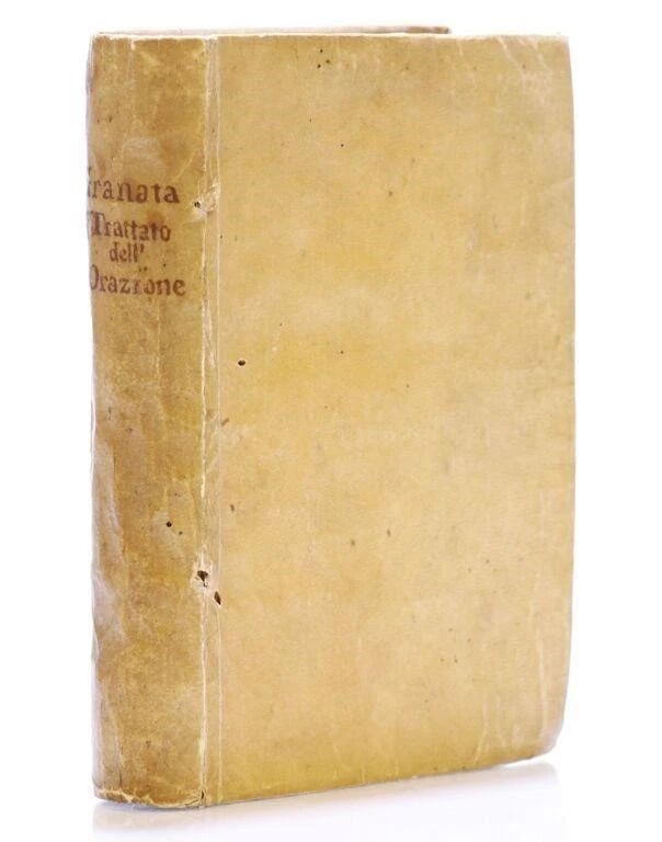 1561 LUIS de GRANADA TRATTATO DELL'ORATIONE ET MEDITATIONE antique VELLUM - 5