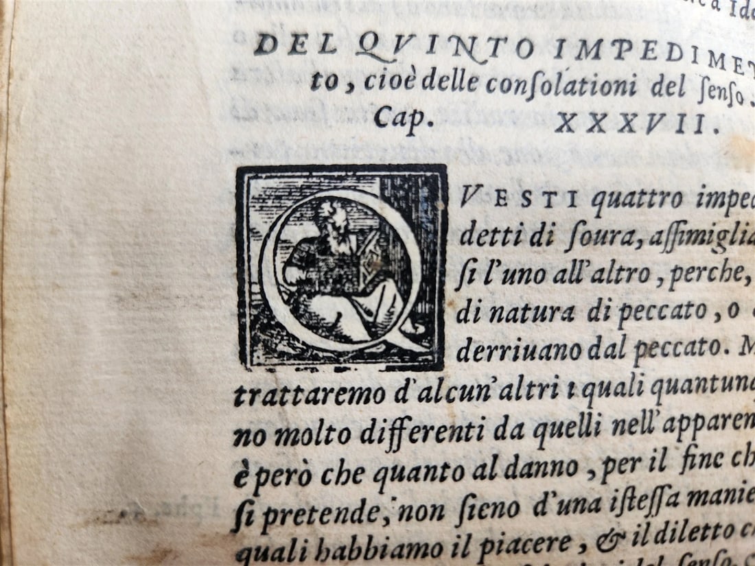 1561 LUIS de GRANADA TRATTATO DELL'ORATIONE ET MEDITATIONE antique VELLUM - 8