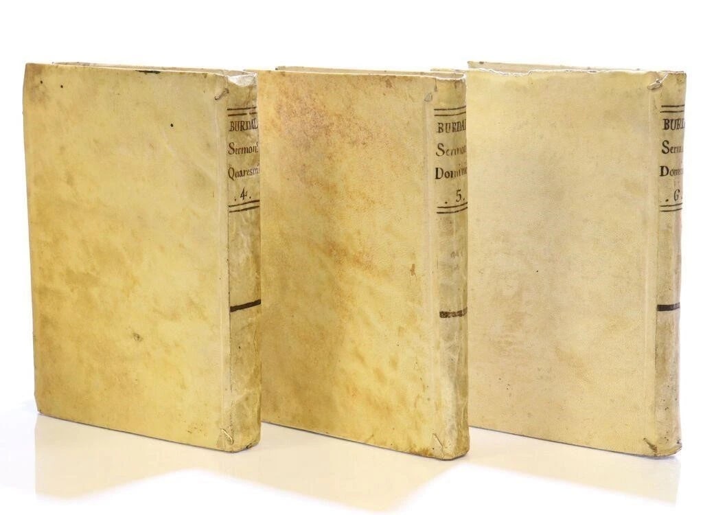 1779 WORKS of LOUIS BOURDALOUE 16 VOLUMES in SPANISH antique VELLUM BINDING - 2