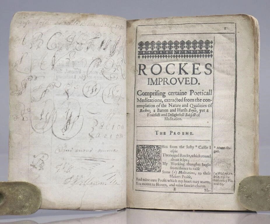 1641 Mount-Orgueil Divine Profitable Meditations William Prynne antique VELLUM - 13