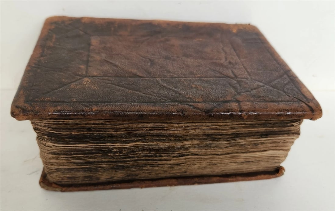 1636 BIBLE in ENGLISH OLD & NEW TESTAMENT antique ORIGINAL BINDING illustrated - 4