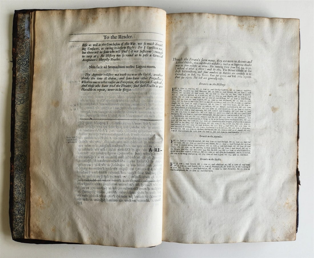 1680 HISTORY OF THE EXECRABLE IRISH REBELLION antique FOLIO in ENGLISH 17th CENT - 13