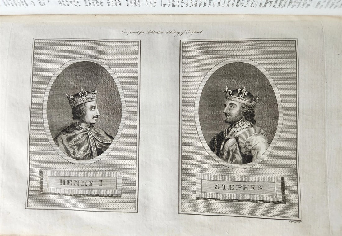 1795 HISTORY OF ENGLAND BRUTUS BEFORE JULIUS CAESAR antique FOLIO ILLUSTRATED - 9