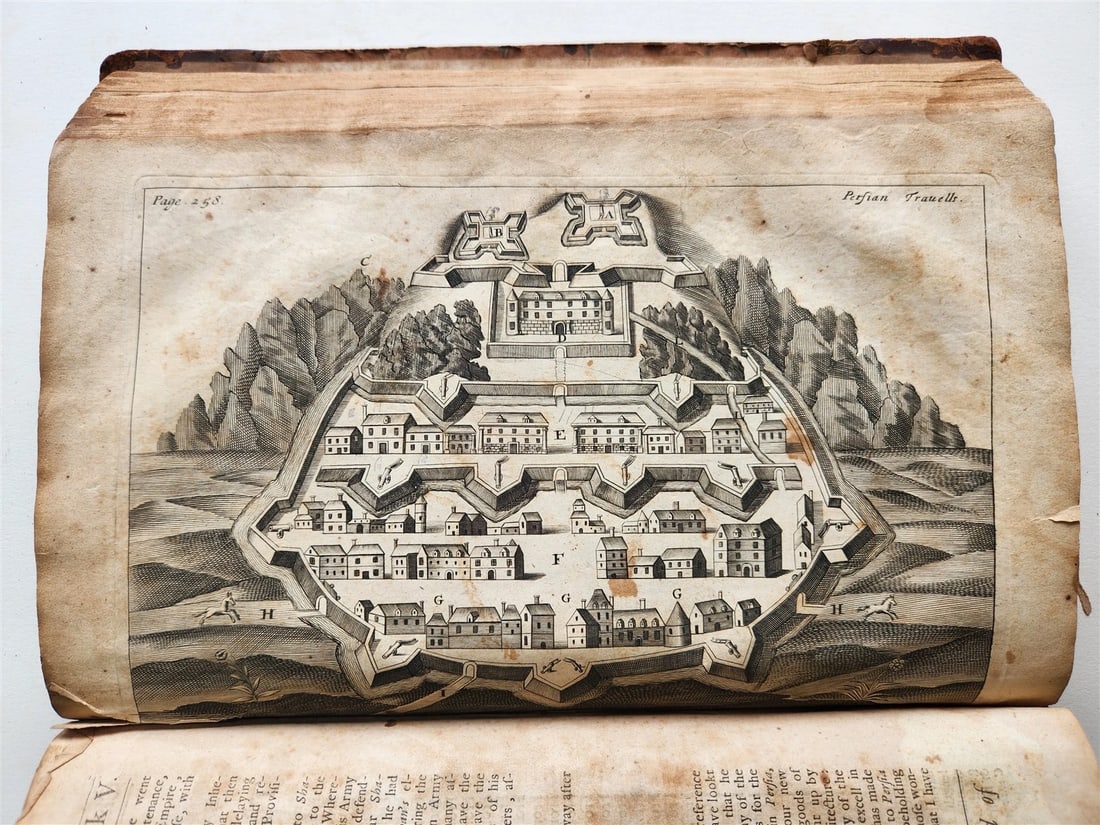 1677 SIX VOYAGES OF JOHN BAPTISTA TAVERNIER antique FOLIO ILLUSTRATED - 13