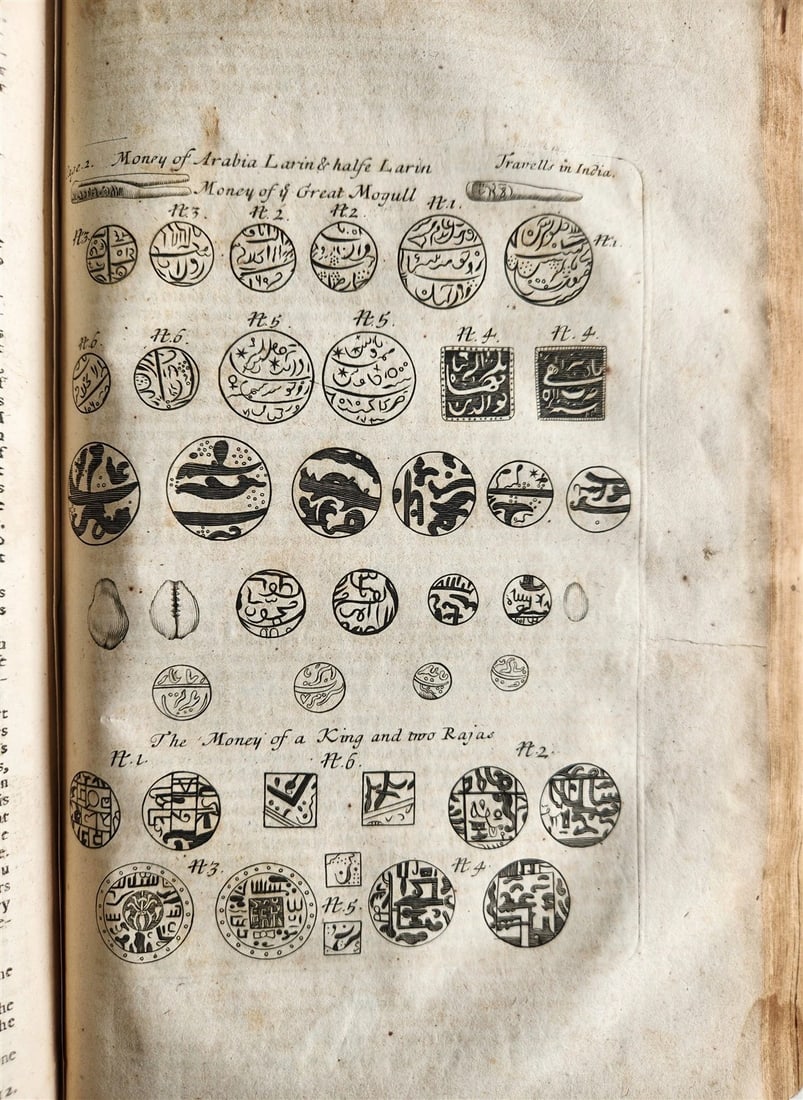 1677 SIX VOYAGES OF JOHN BAPTISTA TAVERNIER antique FOLIO ILLUSTRATED - 17