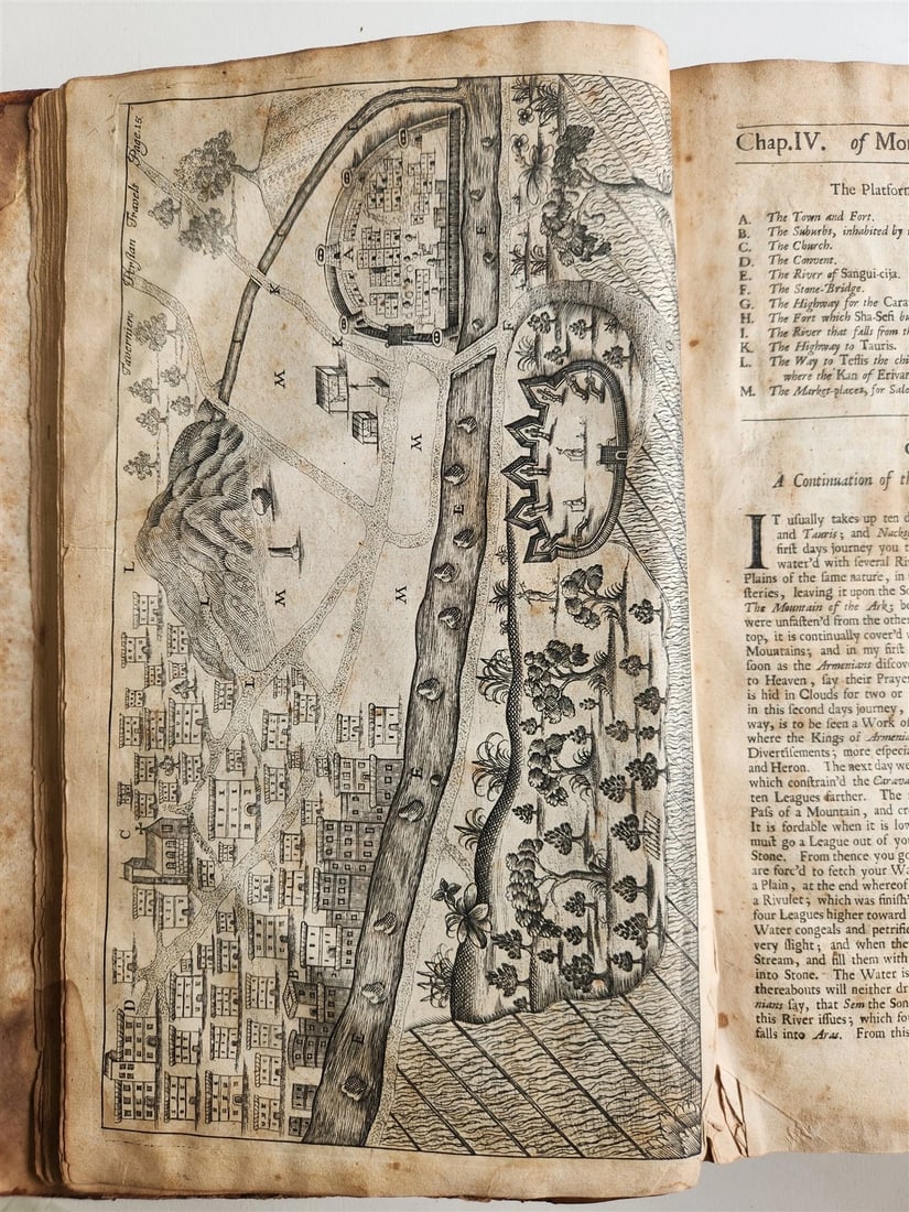 1677 SIX VOYAGES OF JOHN BAPTISTA TAVERNIER antique FOLIO ILLUSTRATED - 6