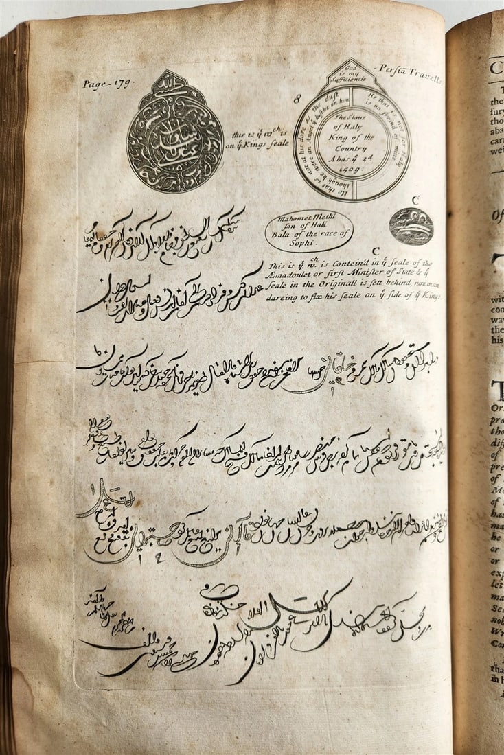 1677 SIX VOYAGES OF JOHN BAPTISTA TAVERNIER antique FOLIO ILLUSTRATED - 9