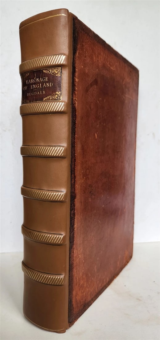 1675 BARONAGE OF ENGLAND LIVES & ACTIONS of ENGLISH NOBILITY antique FOLIO - 2