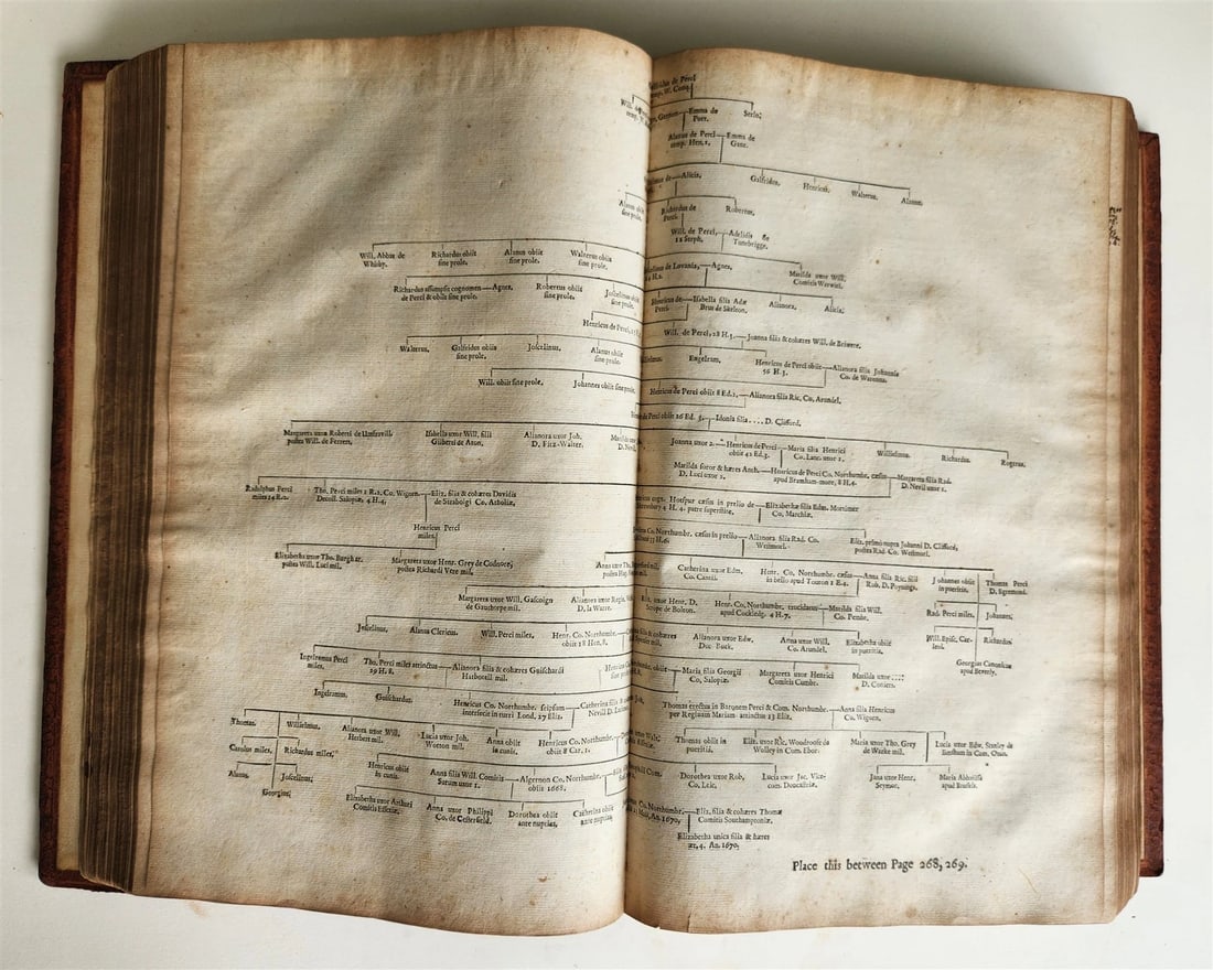 1675 BARONAGE OF ENGLAND LIVES & ACTIONS of ENGLISH NOBILITY antique FOLIO - 6