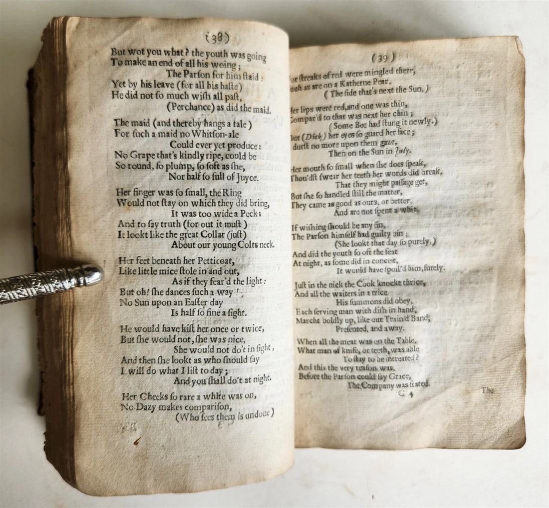 1646 FRAGMENTA AUREA by JOHN SUCKLING antique in ENGLISH 17th CENTURY - 11