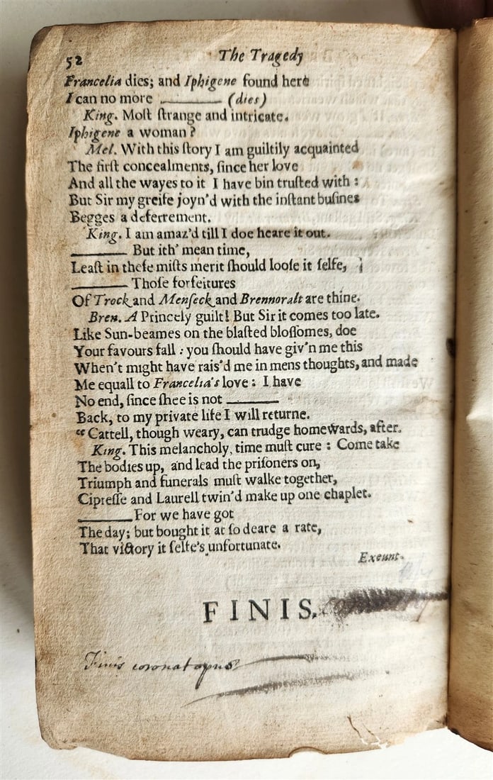 1646 FRAGMENTA AUREA by JOHN SUCKLING antique in ENGLISH 17th CENTURY - 5