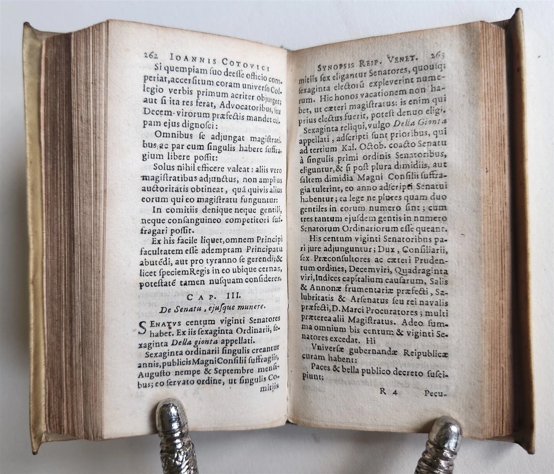 1627 DE REPUBLICA VENETORUM antique ELZEVIER VELLUM BOUND VENICE HISTORY - 6