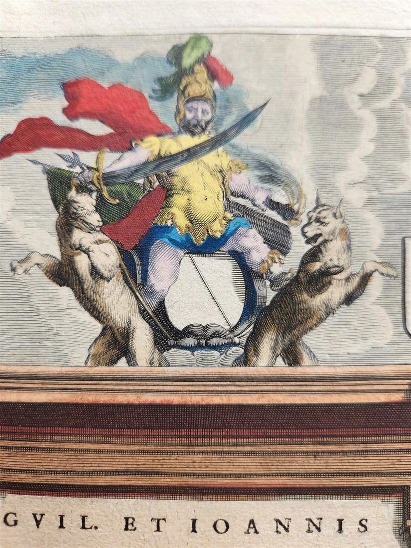 1640 THEATRUM ORBIS TERRARUM SIVE ATLAS NOVUS TITLE PAGE antique BLAEU - 2