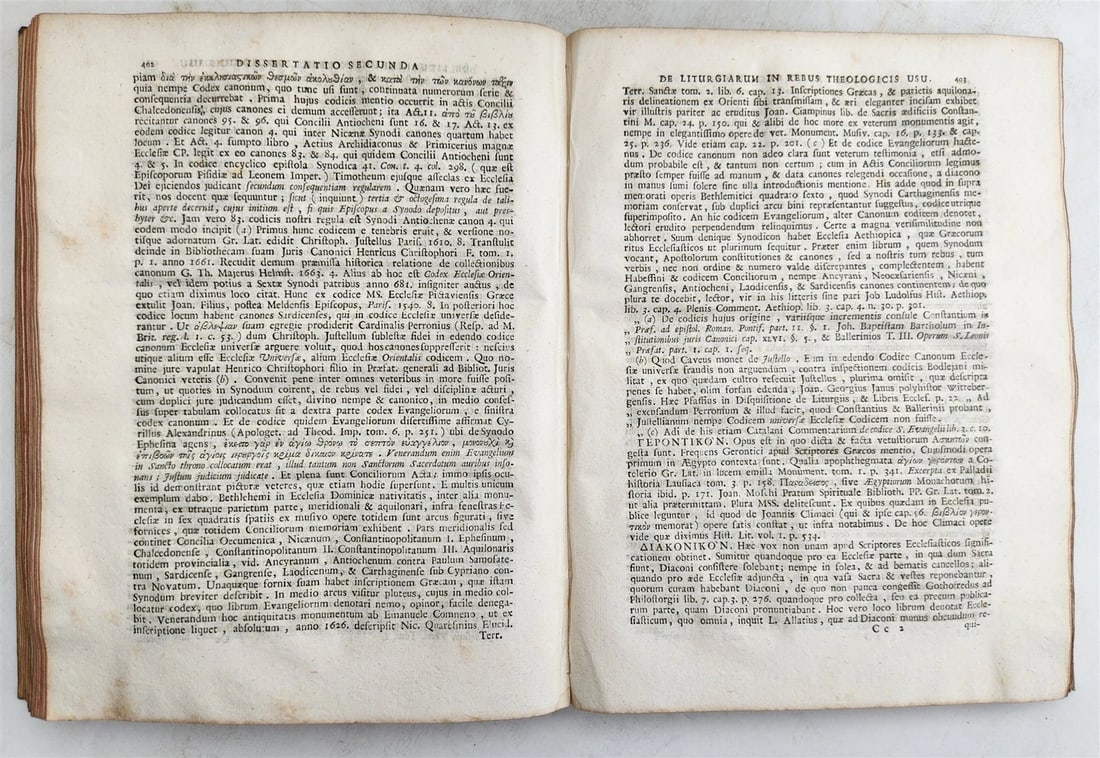 1762 THEOLOGICAL DICTIONARY 13 VELLUM BOUND VOLS antique THESAURUS THEOLOGICUS - 10