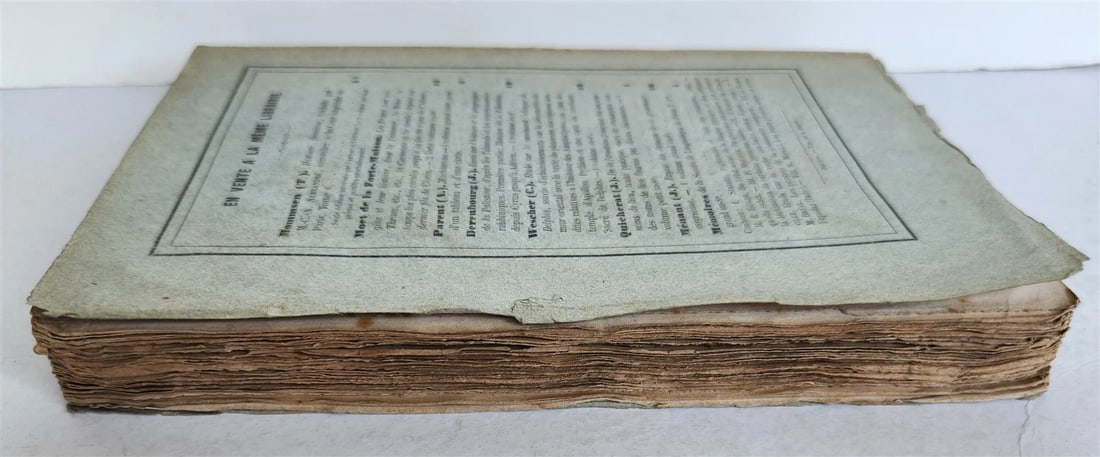 1868 HISTORICAL STUDY on CONVERSION of SLAVS TO CHRISTIANITY antique in FRENCH - 3