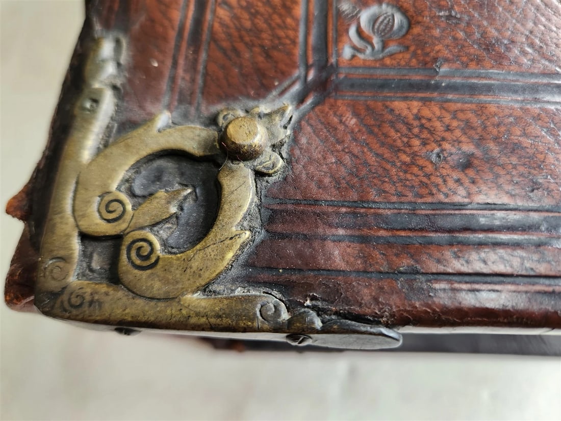 1687 BIBLE in DUTCH MASSIVE FOLIO antique ILLUSTRATED w/ 5 MAPS - 6