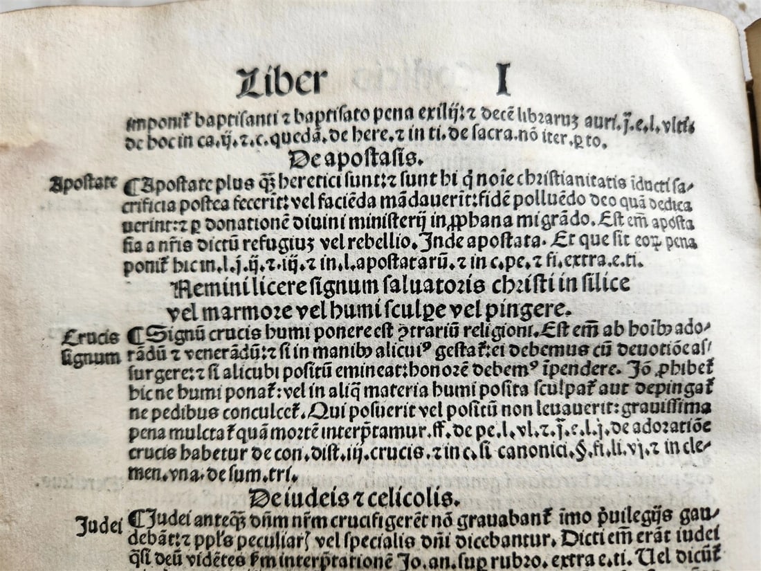 1508 POST-INCUNABULA LAW BOOK by SEBASTIAN BRANT antique VELLUM BOUND - 14