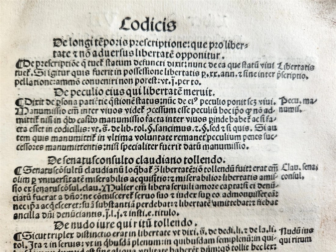 1508 POST-INCUNABULA LAW BOOK by SEBASTIAN BRANT antique VELLUM BOUND - 16