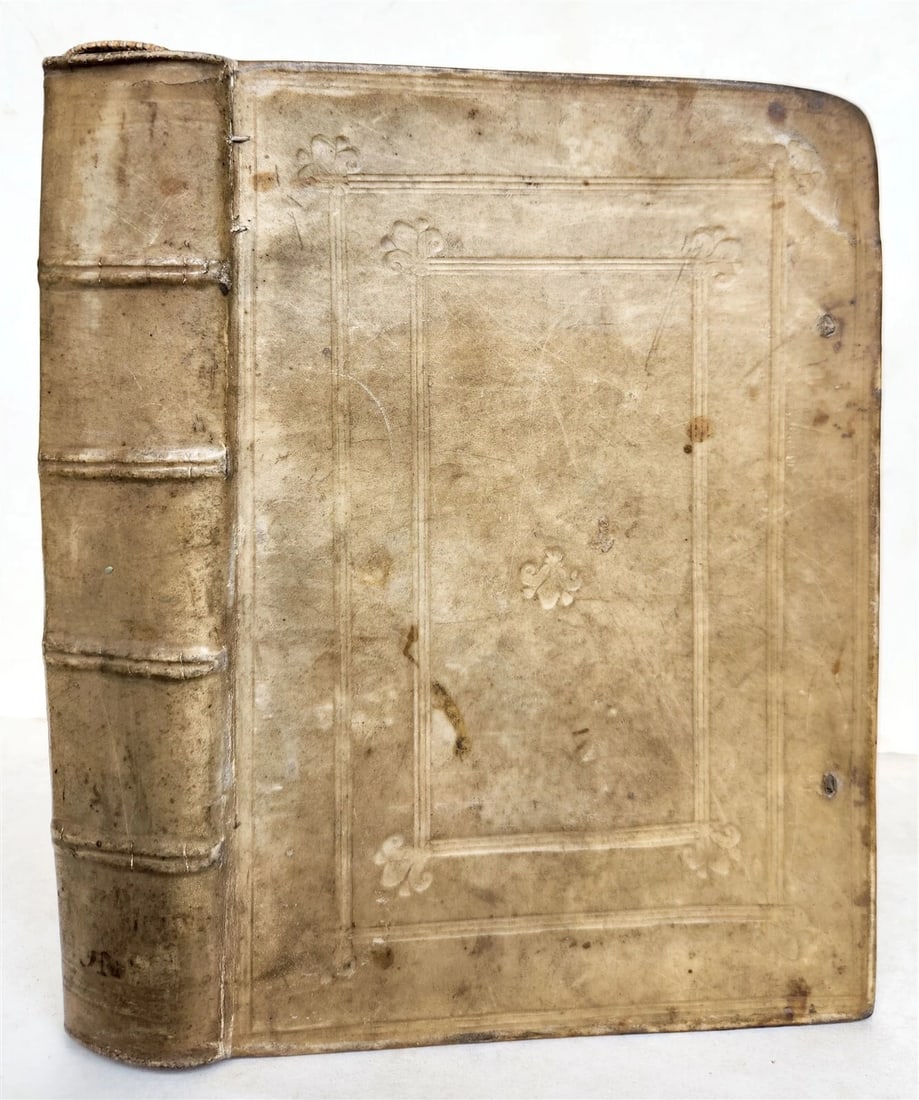 1508 POST-INCUNABULA LAW BOOK by SEBASTIAN BRANT antique VELLUM BOUND - 2