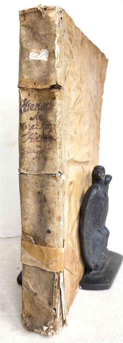 1577 LAW BOOK by Jacobus MENOCHIUS antique VELLUM BOUND FOLIO 16th CENTURY - 3