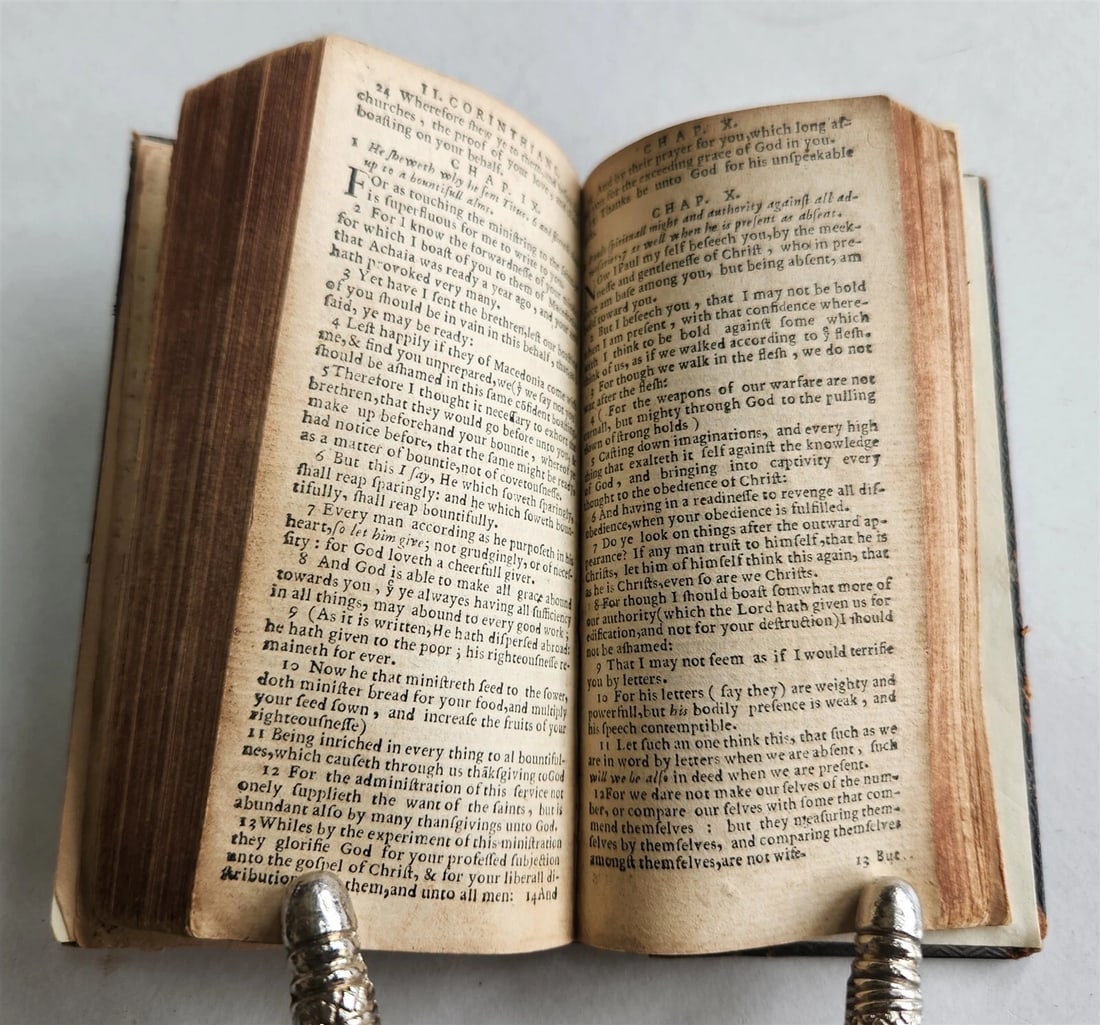 1640 BIBLE in ENGLISH antique New Testament Robert Barker & assigns of John Bill - 5