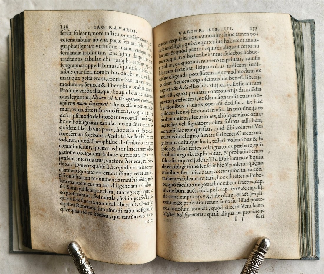 1564 ANCIENT ROMAN LAW TREATISE antique Variorum sive de iuris ambiguitatibus - 7