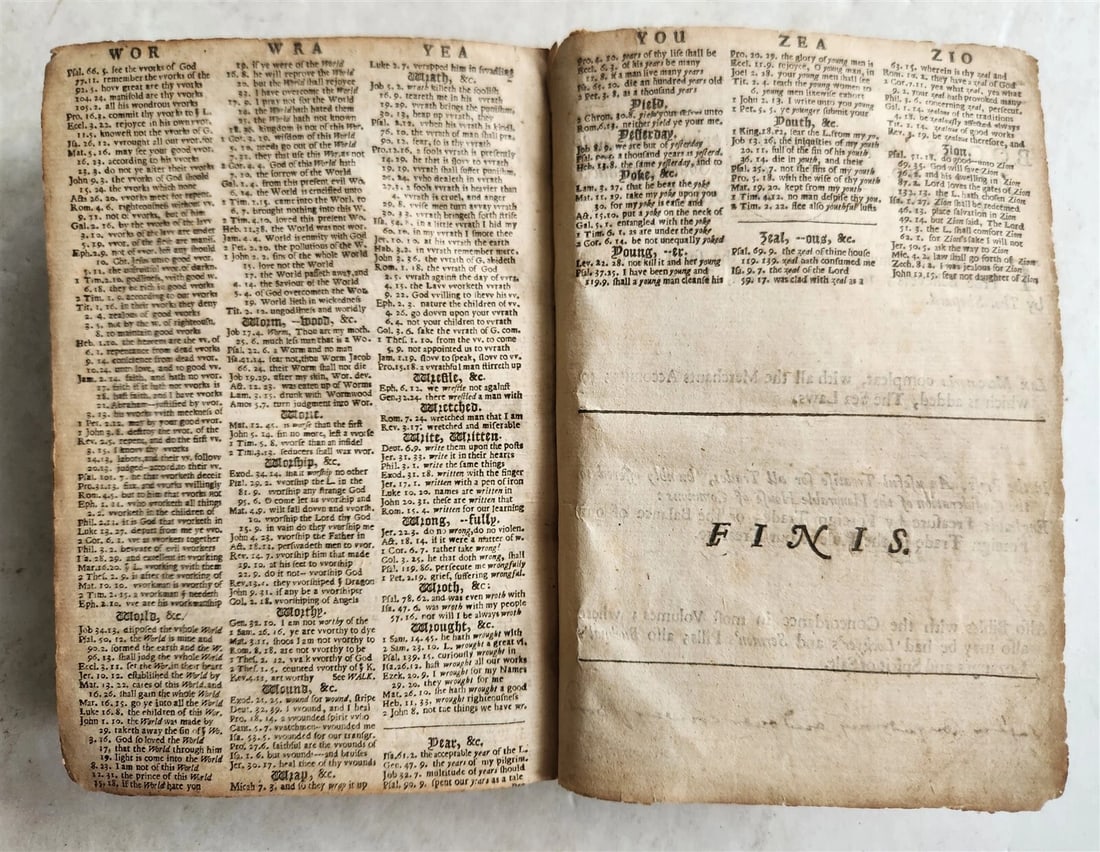 1660 BIBLE in ENGLISH OLD & NEW TESTAMENT by Henry Hills & John Field antique - 9