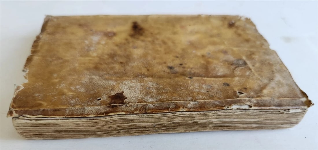 1572 METHOD of READING ABBREVIATIONS in CIVIL & CANON LAW antique VELLUM BOUND - 8