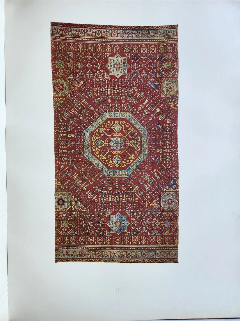 1926 OLD ORIENTAL CARPETS antique ILLUSTRATED FOLIO Austrian Art Industry Museum - 17