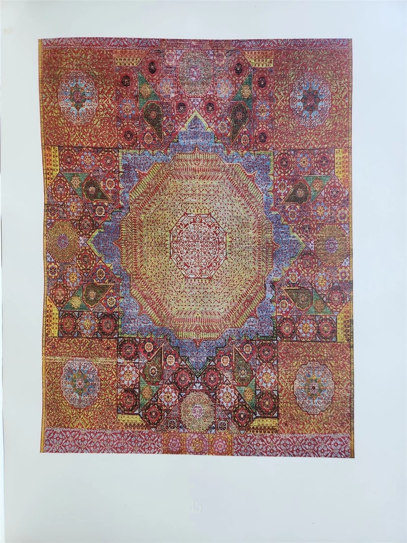 1926 OLD ORIENTAL CARPETS antique ILLUSTRATED FOLIO Austrian Art Industry Museum - 18