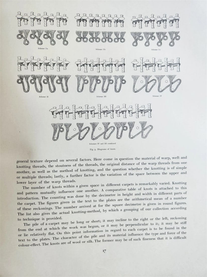 1926 OLD ORIENTAL CARPETS antique ILLUSTRATED FOLIO Austrian Art Industry Museum - 5