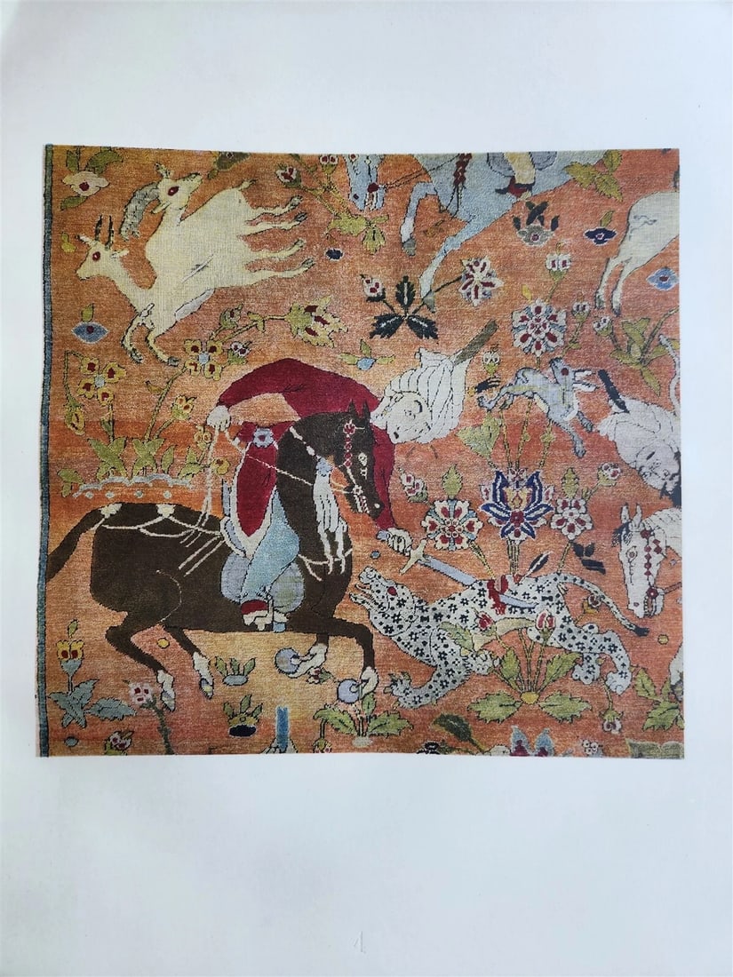 1926 OLD ORIENTAL CARPETS antique ILLUSTRATED FOLIO Austrian Art Industry Museum - 9