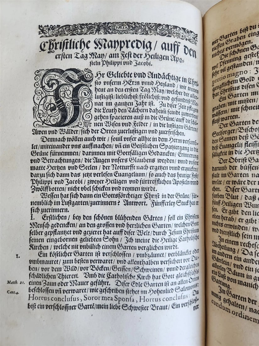 1600 JESUIT PRIEST GEORG SCHERER WRITINGS antique FOLIO pigskin 16th CENTURY - 12