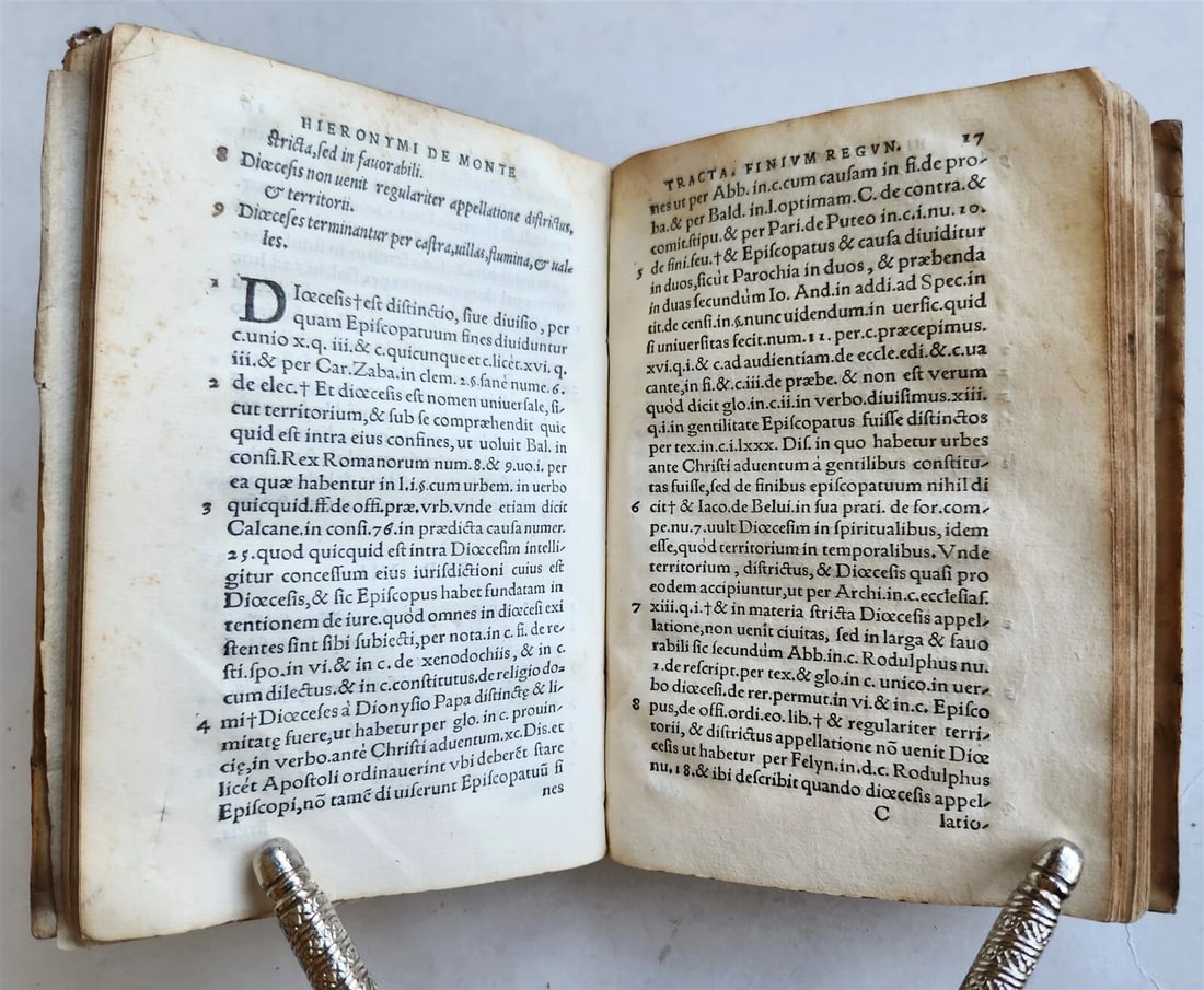 1556 Tractatus de Finibus Regendis Civitatum Castrorum ac Praediorumv antique - 5