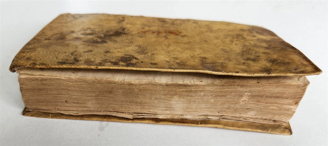 1824 EUCLID GEOMETRY antique ILLUSTRATED vellum binding - 4