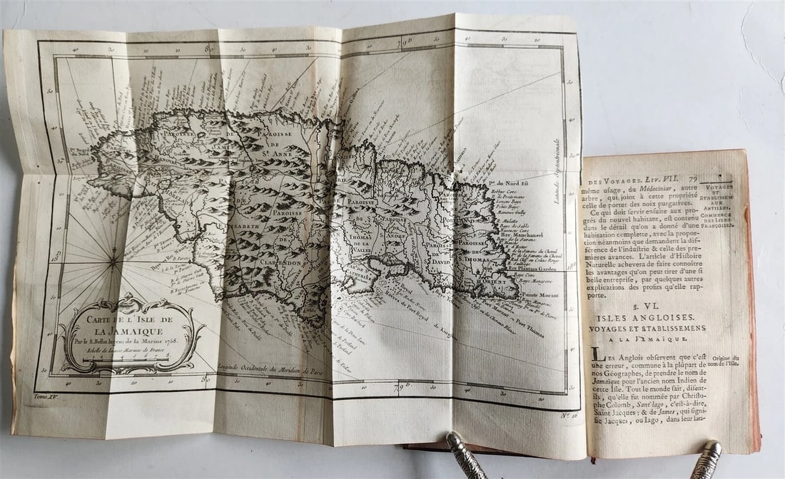 1759 HISTOIRE des VOYAGES antique Vol.60 CARRIBEAN JAMAICA BARBADOS illustrated: Title: 1759 HISTOIRE des VOYAGES antique Vol.60 CARRIBEAN JAMAICA BARBADOS illustrated Description: HISTOIRE GENERALE des VOYAGES ou NOUVELLE COLLECTION de toutes les relations de voïages par mer