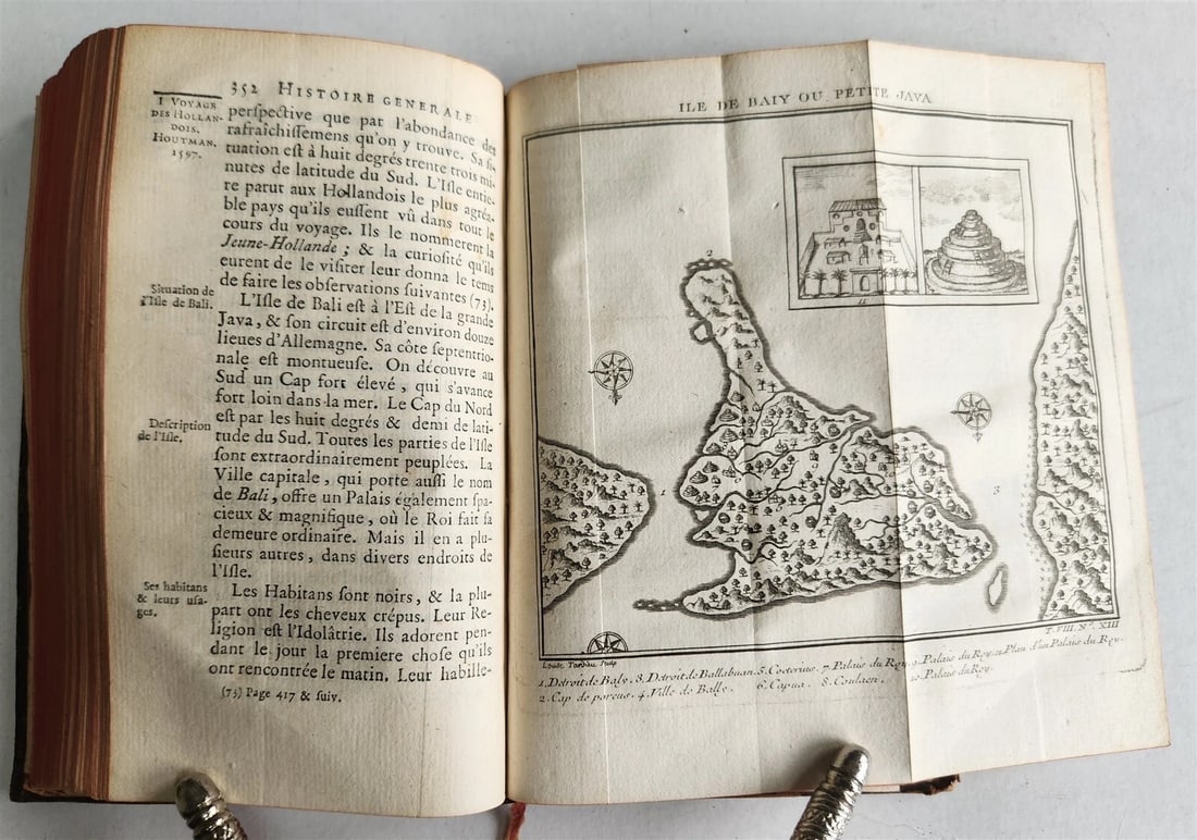 1750 HISTOIRE des VOYAGES antique V.29 INDONESIA JAVA SUMATRA ISLAND illustrated - 4