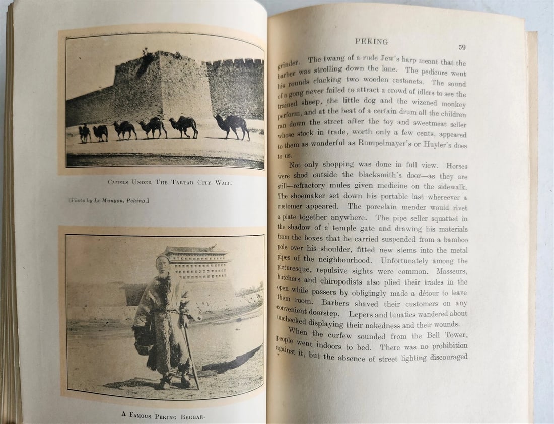 1920 PEKING HISTORICAL & INTIMATE DESCRIPTION by JULIET BREDON antique CHINA - 3