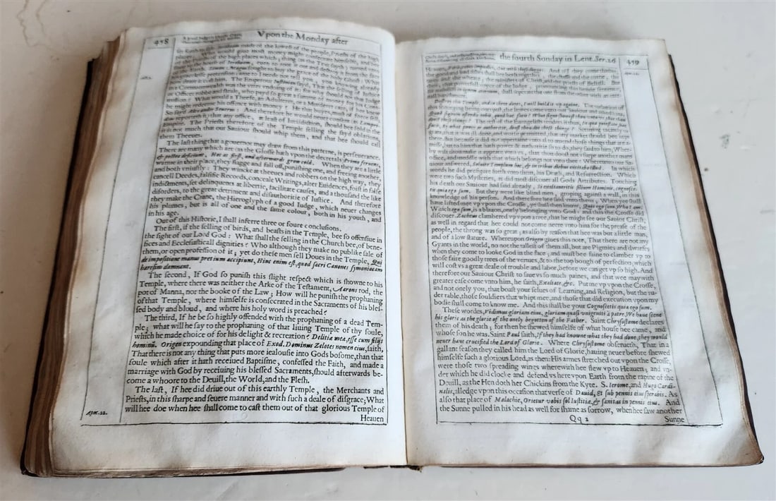 1629 SERMONS by FONSECA antique in ENGLISH - 8